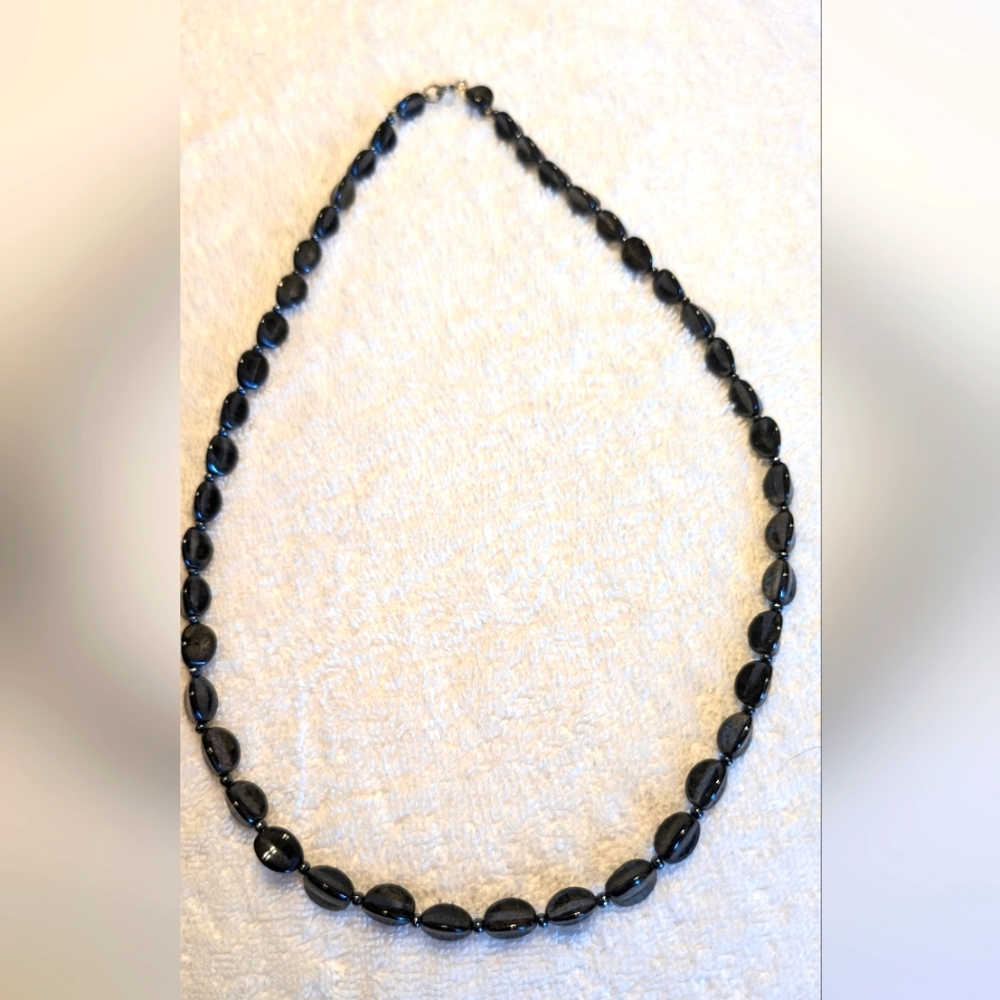 Vintage Black Onyx Necklace